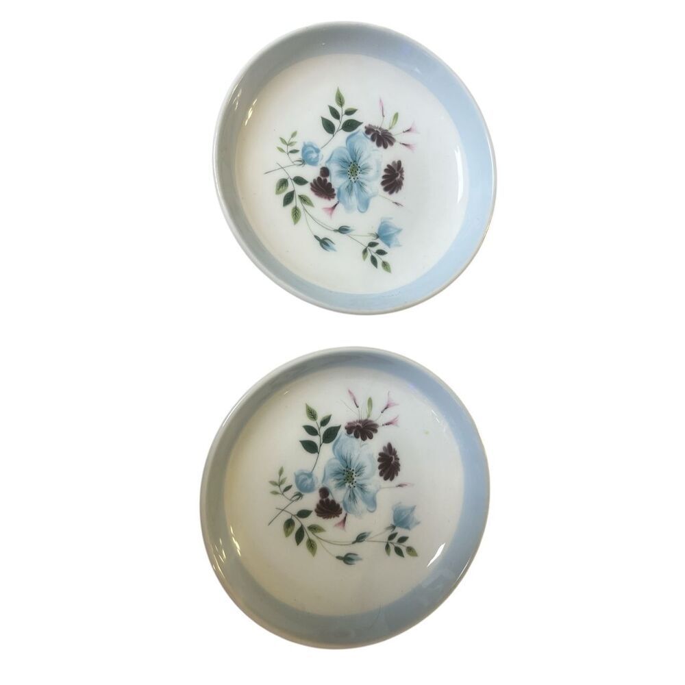 Set of 2 Lorraine plates by Foley Bone China England